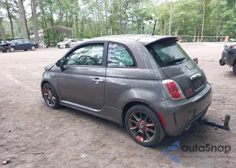 2013 Fiat 500 Abarth z USA, uszkodzony, nr VIN 3C3CFFFH0DT754248
